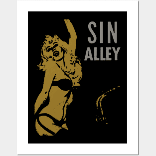 sin Alley t shirt garage punk 60's psych back from the grave Posters and Art